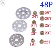GD Metal 48P Spur Gear 92T 85T 80T Motor Pinion Gears 19T 20T 21T 22T 23T 24T 25T 26T For Sakura D3 