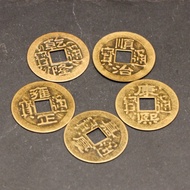 Five Emperor Coins Antique Copper Coins Metal Crafts Coins Brass Five Emperor Coins Copper Coins Ant