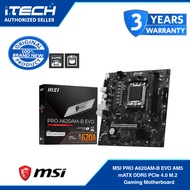 MSI PRO A620AM-B EVO AM5 mATX DDR5 PCIe 4.0 M.2 Gaming Motherboard