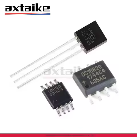 5PCS DS18B20 TO92 SOP8 MSOP8 18B20 DS18B20+ DS18B20Z DS18B20U T&R DIP SMD Programmable Digital Therm