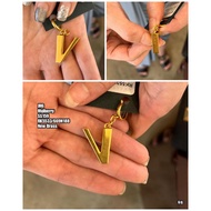 JH6 MULBERRY LETTER KEYCHAIN