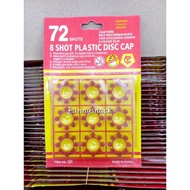 Mainan 72 Shot Plastic Disc Cap