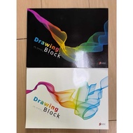 Stok Sedia Blok Lukisan B4 135gsm /B4 Drawing Block 135gsm | 20 Sheets Sketch & Drawing Paper Pad