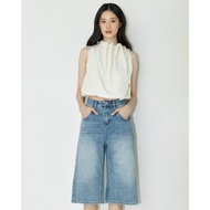 FLOMORS - MOE KNEE-LENGTH DENIM LIGHT BLUE