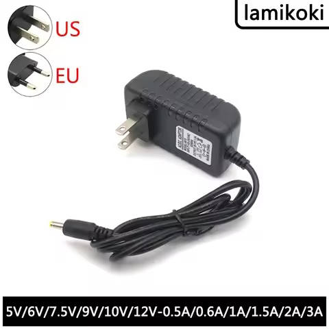 4.0*1.7mm 5V 6V 7.5V 9V 10V 12V 500MA 600MA 1A 1.5A 2A 3A Power Adapter
