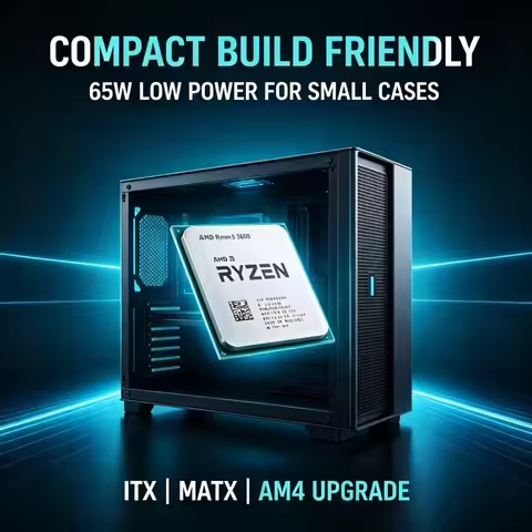AMD Ryzen 5 3600 Desktop CPU 6 Core 12 Thread Zen2 3.6GHz Base 4.4GHz Boost Socket AM4 65W Gaming Pr
