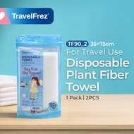 TF90-2 TRAVELFREZ DISPOSABLE PLANT FIBER TOWEL 35×75cm
