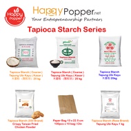 HAPPYPOPPER Tapioca Starch Coarse 333 Rose Brand Tepung Ayam Gunting Tepung Ubi Kayu Kasar 1kg  20Kg