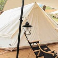 4pcs Stainless Steel Camping Pole Hooks - Heavy Duty Multi-Function Hooks With Non-Slip Coating And 