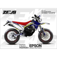 Decal Sticker - Decal Sticker cross x 150-200 gt Zeus SC 38