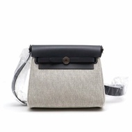 HERMES Herbag zip 20 - 石板灰銀