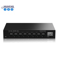2.5Gb 8 Port Network Switch 2.5Gbps Unmanaged Ethernet Switch with 10Gb SFP+ Slot Home Lab Small Set
