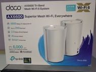 TP-Link Deco x90 AX6600 mesh router 2件裝 2.5G