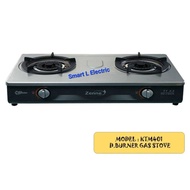 (Offer) ZENNE DOUBLE BURNER GAS STOVE KTM401 / KTM401S