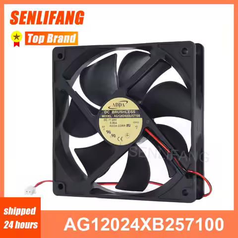New Cooler AG12024XB257100 12025 24V 0.46A 12CM Electric Welding Machine Cooling Fan