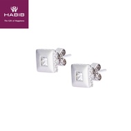 HABIB Swath Diamond Earring in 750/18K Gold