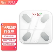有品(PICOOC)体脂秤Mini白 电子秤体重秤 家用智能精准身体脂肪测量仪 APP蓝牙人体健康测脂称