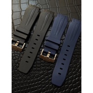 Suitable for ROLEX ROLEX DEEPSEA Watch Strap Waterproof Silicone Rubber Wristband Male Black Blue 21