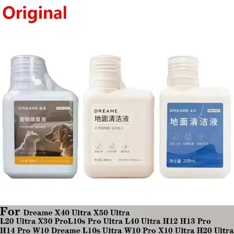 Original Dreame L40 Ultra AE \X40 Ultra / l10s ultra gen2 /X50 ultra/H12 Pro /W10 Cleaning Fluid Par