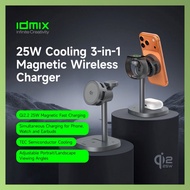Idmix MQ7 Qi2 25W 3in1 Cooling Wireless Charging Stand