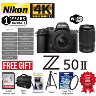 NIKON Z50 II Z50 MARK II Z50 II 16-50MM + 50-250MM NIKON Z50 II 18-140MM NIKON Z50 II 16-50MM (1 YEA