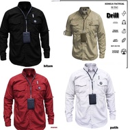 KEMEJA M-TAC shirt Tactical shirt Long-sleeved field shirt super Jumbo size 3xl4xl5xl6xl7xl8xl9xl