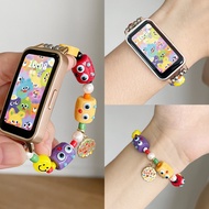 Rainbow Monster Beaded Elastic Watch Band for Redmi Band 2 Smart Watch Replacement Wristband Bracele