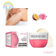 JUNE Bum Cream, Natural Organic Shea Butter Body Cream, Deep Nourishment Vitamin C Moisturing 80ml Body Lotion Women Girl