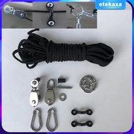 [Etekaxa] Kayak Boat Anchor Trolley Kit Pad Pulley Hook Hardware Accessories