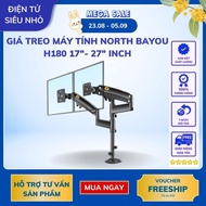 North Bayou H180 Dual Computer Monitor Mount for Monitors from 17 inch - 27 inch Imported Goods