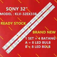 KLV-32EX33B SONY 32 INCH LED TV BACKLIGHT ( LAMPU TV ) KLV-32EX33 32" SONY BACKLIGHT