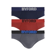 Byford 3pcs Men Mini Briefs Cotton Elastane BMB157774AS1