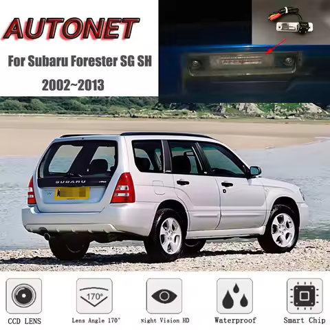 AUTONET Backup Rear View camera For Subaru Forester SG SH 2002~2013 2005 2006 Night Vision parking c