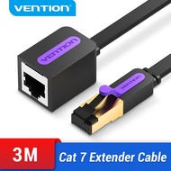 Vention สายแลนเน็ต cat 7 สายแลน Ethernet RJ45 Cat7 สาย LAN ตัวขยายสายเคเบิลชายหญิง Lan Network Extension สายเคเบิลสำหรับ PC แล็ปท็อป สายแลน 5 เมตร lan cable