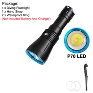 Asafee 3600lm DA16S  Diving Flashlight XHP70 LED High Power Led Flashlights  Underwater Torch Dive L