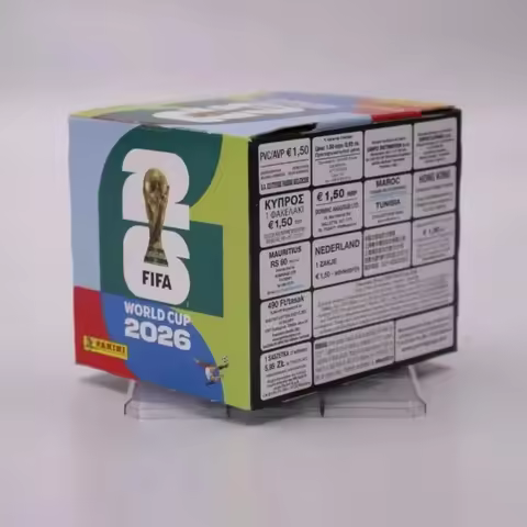 Panini 2026 International Football Tournament Collectible Sticker Full Box 50 Packs Soccer Trading S