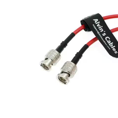 Alvin’s Cables 12G SDI Cable BNC Male to Male Cable for RED Komodo| Atomos Monitor Flexible Shielded