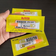 Lem ALTECO 110 3gr 3 gram Super Glue Kuat Bening Perekat Serbaguna Made in Japan Plastik Karet Kayu