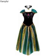 Halloween Adult Princess Dress Cosplay Anna Dress Performance Dresses Birthday Party Costume Hallowe