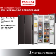 Toshiba 530L Side-By-Side Refrigerator GR-RS600WI-PMY(37)