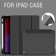 For iPad Air 4 5 Case 10.9 2022 Mini 6 Cover with Pencil Holder For iPad 9.7 5/6th Air 2 10.5 Air 3 Pro 11 2021 2020 10.5 10.2 Case