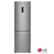 【LG 樂金】350公升 直驅變頻上下門冰箱 GW-BF386SV 精緻銀