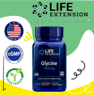 Glycine American original Life Extension Glycine Sleep Mood Memory Booster 100 Capsules