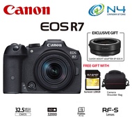 Canon EOS R7 / Canon R7 Mirrorless Camera (FREE Canon Mount Adapter EF-EOS R)