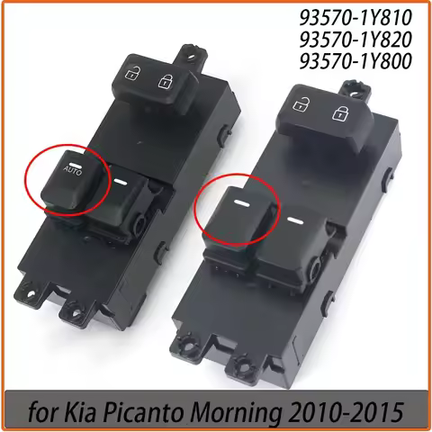 Front Left Power Window Control Switch for Kia Picanto Morning 2010-2015 93570-1Y800 93570-1Y810 Win