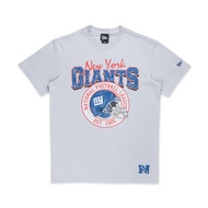 New Era เสื้อยืดแขนสั้นรุ่น New York Giants NFL Helmet Dolphin Gray Short Sleeve T-Shirt