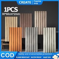 1pc 30*60cm 3D wood grain wallpaper PVC self-adhesive wallpaper wood panel design