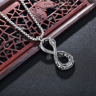 Snake Symbol Pendant Necklace Number 8 - Unique & Character Gift