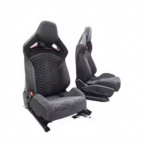 Suitable RS Fiber Bucket Alcantara Seat for Audi B10 A3 A4 A5 A6 A7 A8 Q3 Q5 Q7 Dry Carbon Sports
