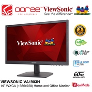 VIEWSONIC 19" VA1903H LED FLAT FULL HD (1366x768 @ 60Hz) TN PANEL HDM HD LCD MONITOR (5MS, INPUT: VG